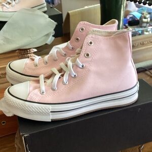 Converse Pink High-Top Canvas Sneakers